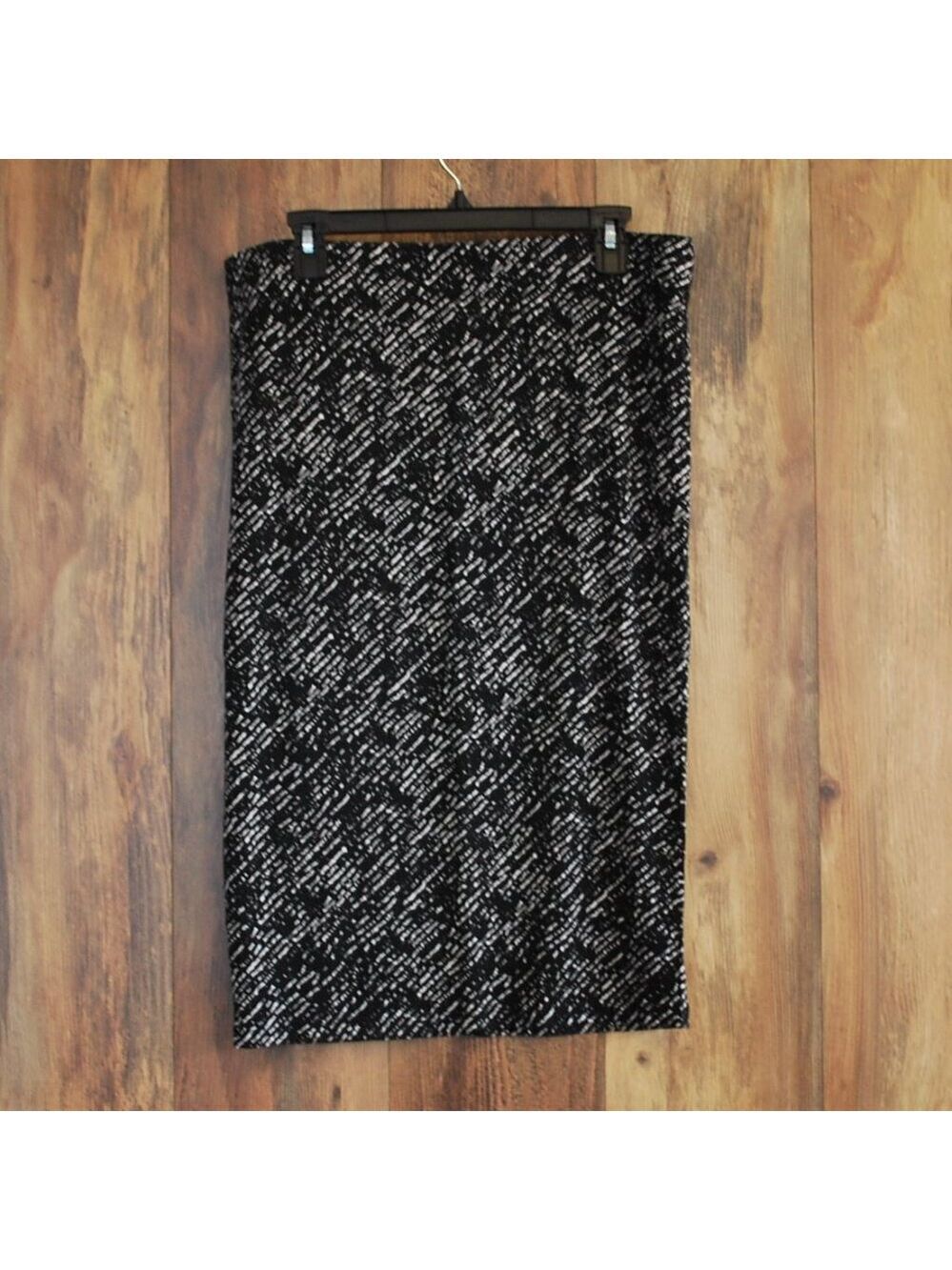 Apt 9 Women's Black/White Pencil Skirt L